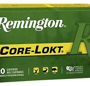 Remington Ammunition 29031 Core-Lokt  7x57mm Mauser 140 gr Pointed Soft Point Core Lokt 20 Per Box/ 10 Case