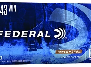 Federal 243AS Power-Shok  243 Win 80 gr Jacketed Soft Point 20 Per Box/ 10 Case