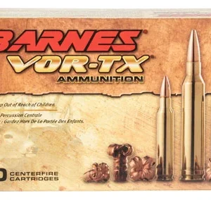 Barnes Bullets 21529 VOR-TX Rifle 7mm Rem Mag 160 gr TSX Boat Tail 20 Per Box/ 10 Case