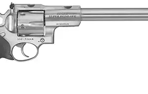 Ruger 5502 Super Redhawk  Large Frame 44 Rem Mag/44 Special 6rd 9.50" Satin Stainless Steel w/Integral Mount Barrel, Satin Cylinder & Frame, Hogue Tamer Monogrip, Transfer Bar Safety, Exposed Hammer