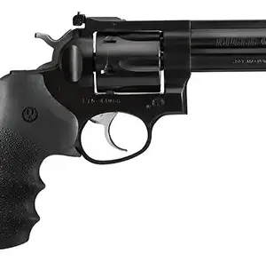 Ruger 1702 GP100  Medium Frame 357 Mag 6rd 4.20" Blued Alloy Steel Barrel, Cylinder & Frame, Hogue Monogrip, Transfer Bar Safety, Exposed Hammer
