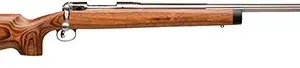 Savage Arms 19139 12 BVSS 308 Win Caliber with 4+1 Capacity, 26" Barrel, Matte Stainless Metal Finish & Satin Brown Laminate Stock Right Hand (Full Size)