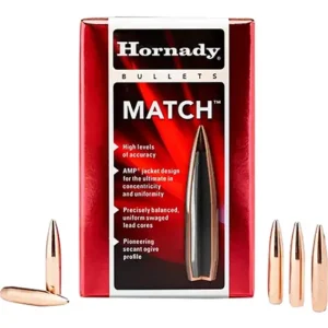 Hornady 30715 Match  30 Cal .308 178 gr Hollow Point Boat Tail Match 100 Per Box/ 15 Case