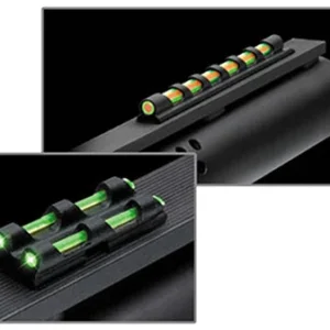 Truglo TG94D Gobble-Dot  Universal Shotgun Green/Red Fiber Optic Green Fiber Optic Black