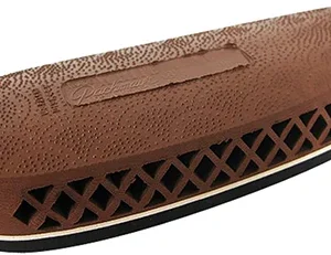 Pachmayr 00002 F325 Deluxe Field Recoil Pad Large Brown with White Line Rubber for Shotgun