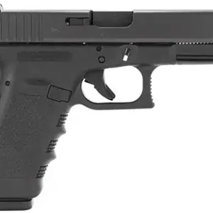 Glock PI3750201 G37 Gen3 45 GAP  4.49" Barrel 10+1, Black Frame & Slide, Finger Grooved Rough Texture Grip, Safe Action Trigger