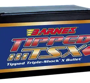 Barnes Bullets 30187 Tipped TSX  22Cal 55gr Boat Tail 50/Box