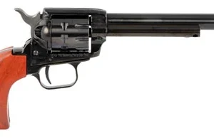 Heritage Mfg RR22999MB6 Rough Rider  22 LR 22 WMR 9 Shot, 6.50" Black Steel Barrel, Black Zinc Alloy Frame, Black Cylinder, Cocobolo Grip, Hammer/Thumb Safety, Exposed Hammer