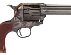 Taylors & Company 550821 Runnin Iron  45 Colt (LC) Caliber with 4.75" Blued Finish Barrel, 6rd Capacity Blued Finish Cylinder, Color Case Hardened Finish Steel Frame & Checkered Walnut Grip