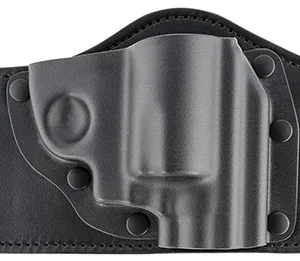 Galco TS800B TacSlide  OWB Black Kydex/Leather Belt Slide Fits Glock 43/Springfield Hellcat/S&W M&P Shield EZ Right Hand