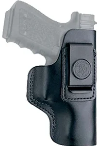 DeSantis Gunhide 031BA79Z0 Insider  IWB Black Leather Belt Loop Fits 1911 / Colt Officer Fits 3-3.50" Barrel Right Hand