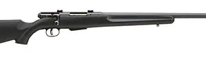Savage Arms 19740 25 Walking Varminter 17 Hornet Caliber with 4+1 Capacity, 22" Barrel, Matte Black Metal Finish & Matte Black Synthetic Stock Right Hand (Full Size)