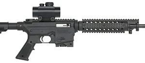 Mossberg 37232 715T Flat Top Tactical Full Size 22 LR 10+1 16.25" Barrel, Blued Metal Finish & A2 Adjustable Black Synthetic Stock Right Hand Includes Red Dot