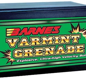 Barnes Bullets 30170 Varmint Grenade Ultra High Velocity 22 Hornet .224 30 gr Flat Base Hollow Point 100 Per Box