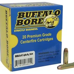 Buffalo Bore Ammunition 17A20 Heavy Strictly Business 35Rem 220gr Semi Jacketed Flat Point 20 Per Box/12 Case