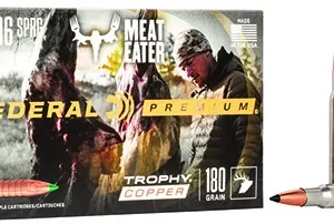Federal P3006TC1 Premium  30-06 Springfield 180 gr Trophy Copper 20 Per Box/ 10 Case