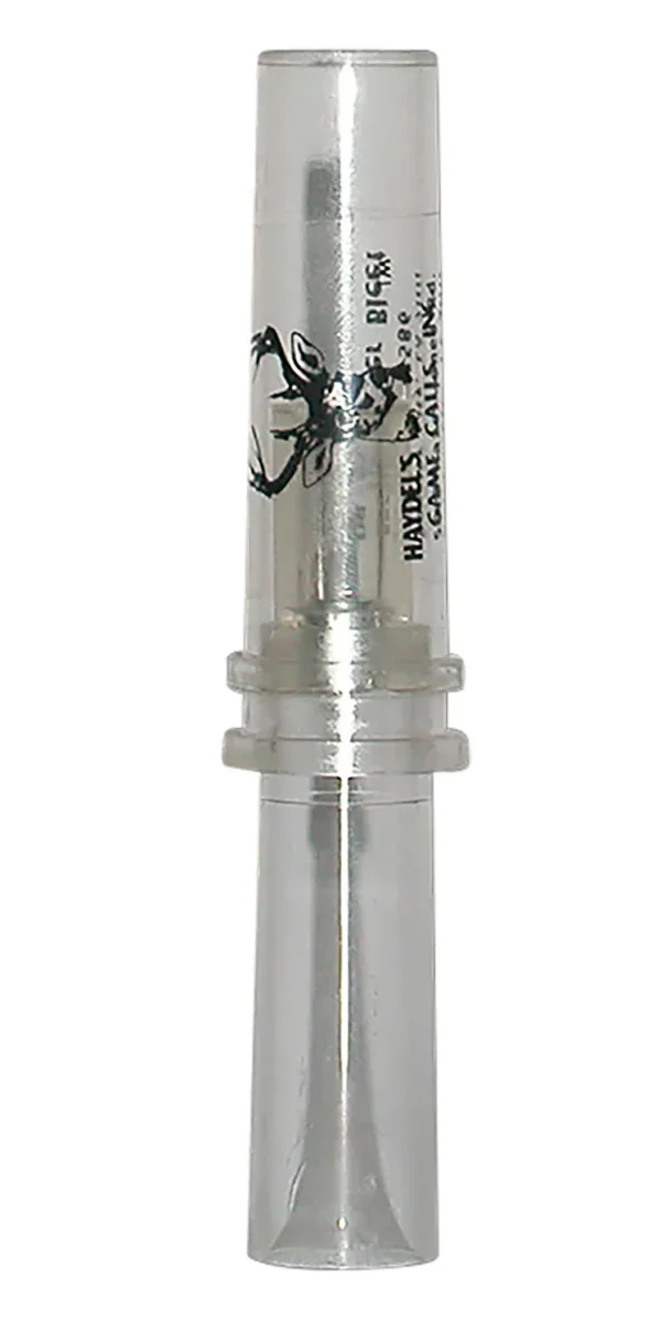 Haydel's Game Calls DB85 Deer Bleat  Open Call Doe Sounds Attracts Deer Clear Acrylic