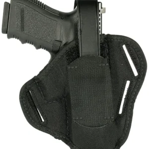 Blackhawk 40PC03BK Pancake  OWB Size 03 Black Cordura Nylon Belt Slide Fits Large Semi-Auto Fits 4-4.50" Barrel Ambidextrous
