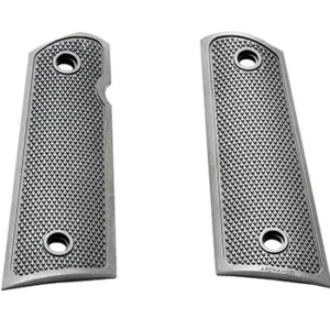 Archangel AA107 Grip Panels  Made of Aluminum With Black Anodized Diamond Checkering Finish for 1911 Government