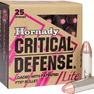 Hornady 90300 Critical Defense Lite 38 Special 90 gr Hornady Flex Tip eXpanding 25 Per Box/ 10 Case