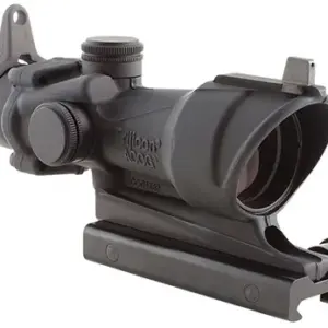 Trijicon 100092 ACOG  Black Hardcoat Anodized 4x32mm Illuminated Amber Crosshair .308/7.62 BDC Reticle
