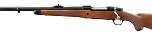 Ruger 47121 Hawkeye African Full Size 375 Ruger 3+1 23" Satin Blued Threaded Barrel, Satin Blued Steel Receiver w/Integral Scope Mount, American Walnut Fixed Stock, Right Hand