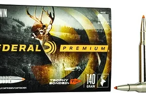 Federal P270TT3 Premium  270 Win 140 gr Trophy Bonded Tip 20 Per Box/ 10 Case