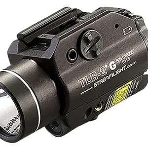 Streamlight 69250 TLR-2 G Gun Light  Black Anodized 300 Lumens White LED/Green Laser