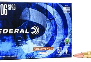 Federal 308150LFA Power-Shok  308 Win 150 gr Copper Hollow Point 20 Per Box/ 10 Case