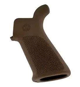 Hogue 15033 OverMolded Beavertail Cobblestone Desert Tan Rubber Pistol Grip for AR-15, M16