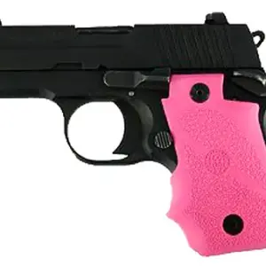 Hogue 38007 Rubber Grip  Pink with Finger Grooves for Sig P238