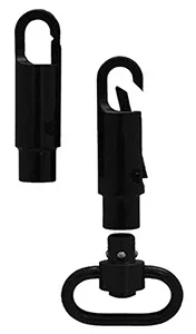 GrovTec US Inc GTSW269 Snap Hook Swivel Adapter Push Button Black