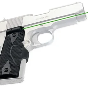 Crimson Trace 0141101 LG-404G Front Activation Green Lasergrips  Black 1911 Compact