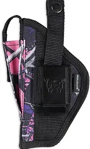 Bulldog FSN1MDG Extreme  OWB Muddy Girl Camo Nylon Belt Loop/Clip Fits Ruger LCP Ambidextrous