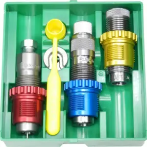 LEE PACESETTER 3-DIE SET .243 - WIN W/BREECH LOCK BUSHINGS