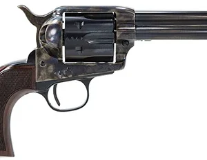 Taylors & Company 4107DE Smoke Wagon Deluxe 357 Mag 6rd 4.75" Blued Cylinder & Barrel Color Case Hardened Steel Frame Checkered Walnut Grip (Taylor Tuned)