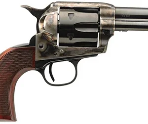 Taylors & Company 4201DE Runnin Iron Deluxe 45 Colt (LC) 6rd 3.50" Blued Cylinder & Barrel Color Case Hardened Steel Frame Checkered Walnut Grip (Taylor Tuned)