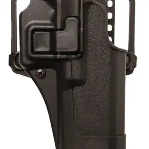 Blackhawk 410544BKR Serpa CQC  OWB Size 44 Matte Black Polymer Belt Loop/Paddle Fits Taurus Judge 3" Cylinder Right Hand