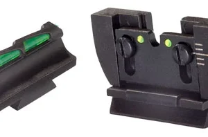 HiViz RG1022 Ruger 10/22 Rifle Interchangeable Sight Set LiteWave Black Front and Rear