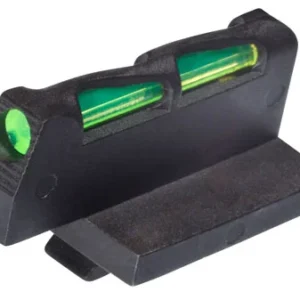 HiViz GPLW01 Ruger GP100 LiteWave Front Sight  Black | Green Interchangeable Fiber Optic