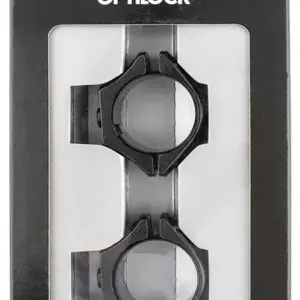 Tikka S1300923 Opti-Lock Rings  Black 1" Extra Low
