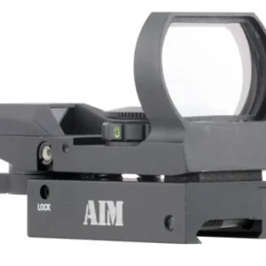 Aim Sports RT4WF1 Reflex Sight Warfare Edition Matte Black 1 x 24 mm x 34 mm Red/Green Multi Reticle
