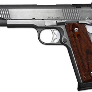 Dan Wesson 01900 Pointman Seven *CA Compliant 45 ACP 8+1 5" Stainless Steel Barrel, Brushed Stainless Steel Serrated Slide, Frame w/Beavertail, Wood Grip