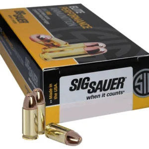 Sig Sauer E40SB250 Elite Ball  40 S&W 180 gr Full Metal Jacket 50 Per Box/ 20 Case