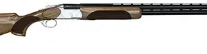 CZ-USA 06459 Redhead Premier Target 12 Gauge 3" 2rd 30" Gloss Black Chrome Barrel, Silver Satin Chrome Metal Finish, Turkish Walnut Stock Includes 5 Extended Chokes