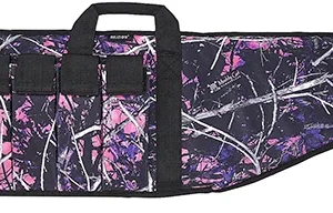 Bulldog MDG1043 Extreme Tactical  43" Muddy Girl Camo Water-Resistant Nylon Camo, Black Trim, Tricot Lining, 4 External Velcro Magazine Pouches