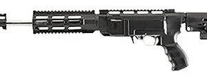 Archangel AA556RNB AR-15 Style Conversion Stock Black Synthetic 6 Position Collapsible for Ruger 10/22 (No Bayonet)