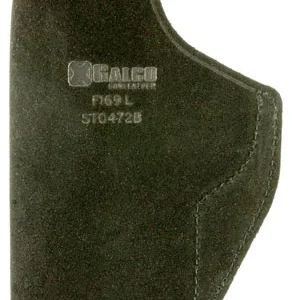 Galco STO472B Stow-N-Go  IWB Black Leather Belt Clip Fits S&W M&P/S&W M&P 2.0 Compact Right Hand