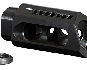 Yankee Hill 26MBA Slant Muzzle Brake Black Steel with 1/2"-28 tpi Threads & 2.50" OAL for 5.56x45mm NATO AR-Platform
