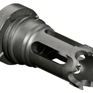 Yankee Hill 310228A Phantom Flash Hider Black Phosphate Steel with 1/2"-28 tpi Threads for 5.56x45mm NATO AR-Platform